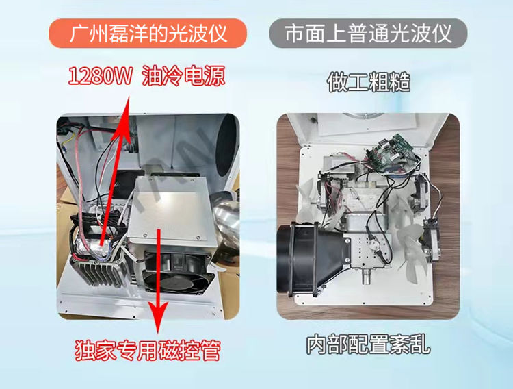 客戶親自拆機(jī)檢查我們太赫茲光波儀的內(nèi)部配置